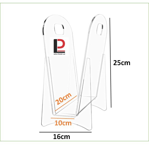 Kệ Trưng bày/ Giá đỡ sách, tạp chí acrylic, mica cao cấp