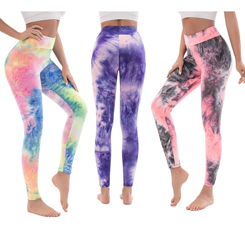 Quần Legging Tập Yoga Lưng Cao Họa Tiết In Cao Cấp Thời Trang Dành Cho Nữ