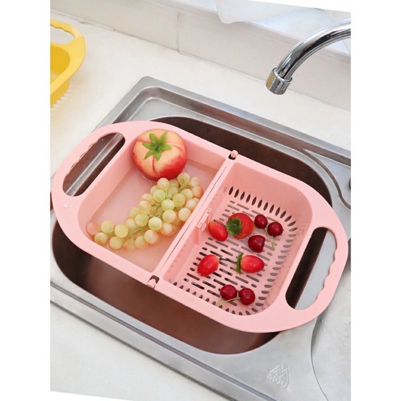 Rổ quay rau sốngFREESHIPRổ nhựa gấp gọn tiện dụng và xinh xắn