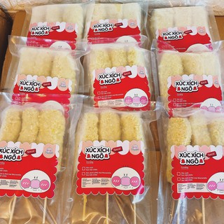 Hotdog phô mai (phomai) ( túi 3c, 5c và 10c) corndog kiểu hàn quốc, có cả xúc xích và phomai