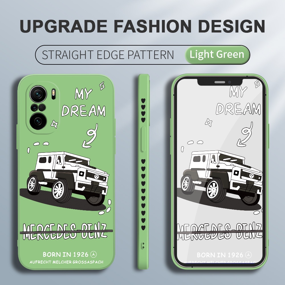 JEEP Ốp Điện Thoại Viền Vuông Mềm Chống Sốc Họa Tiết Hoạt Hình Cho Xiaomi Redmi K40 Pro Plus K40Pro K30 Pro K20 Pro
