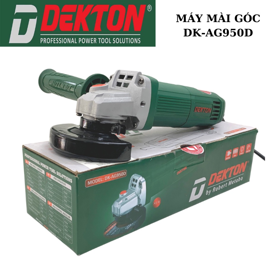Máy Mài Góc Dekton DK-AG950D - Công Suất 950W - Lưỡi 100mm - Công Tắc Đuôi
