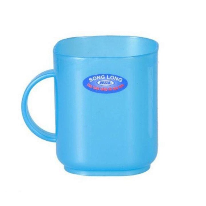 Cốc Nhựa Có Quai Song Long 2270 (Cốc Vuông Trung) - Duonghieu6789