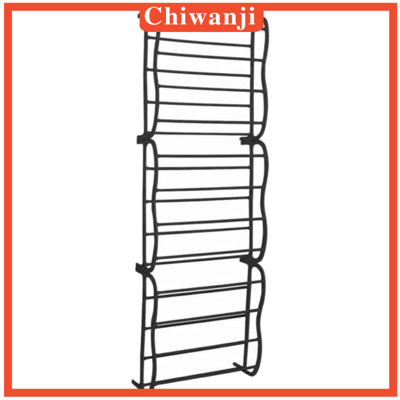 [CHIWANJI]12 Tier Shoe Organizer Shelf Hook Over Door Shoe Rack 36 Pairs