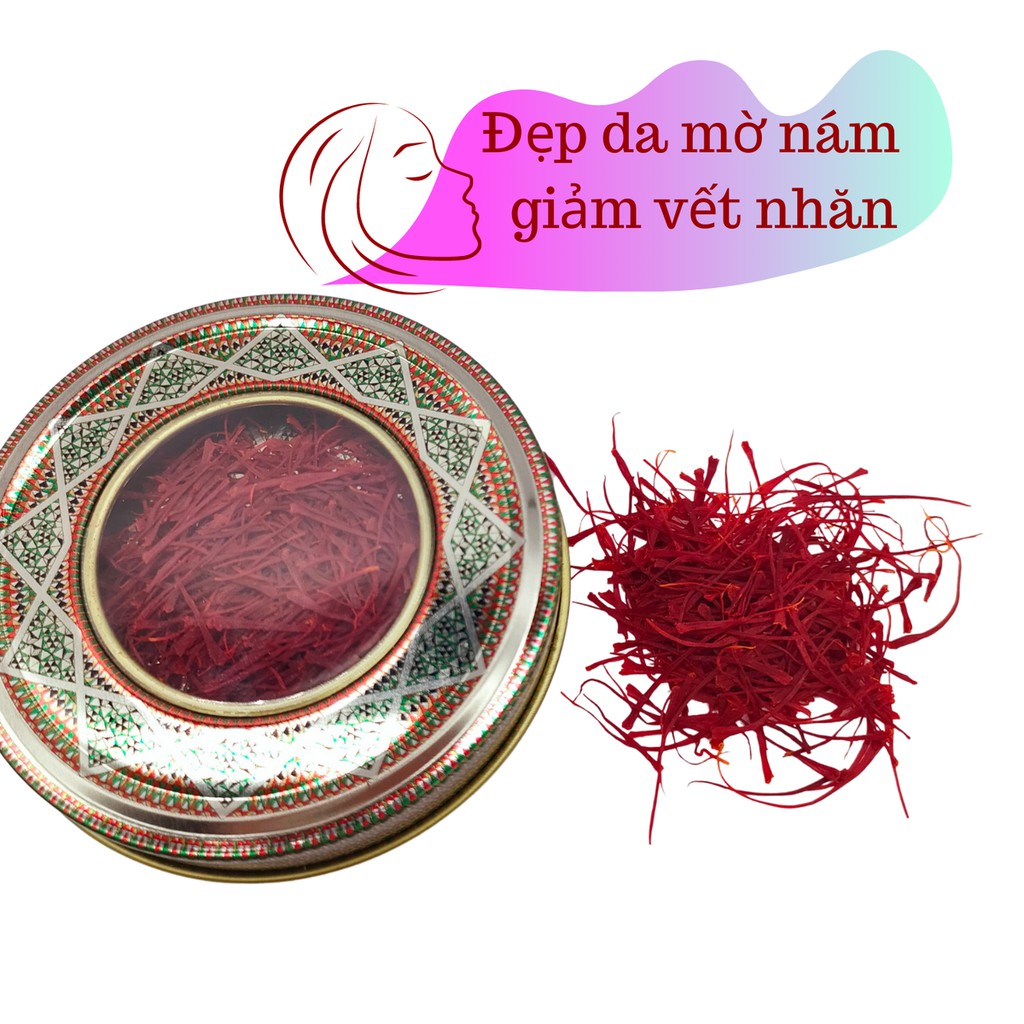 SAFFRON BAHRAMAN Nhụy Hoa Nghệ Tây 1g hàng chính hãng, ảnh tự chụp