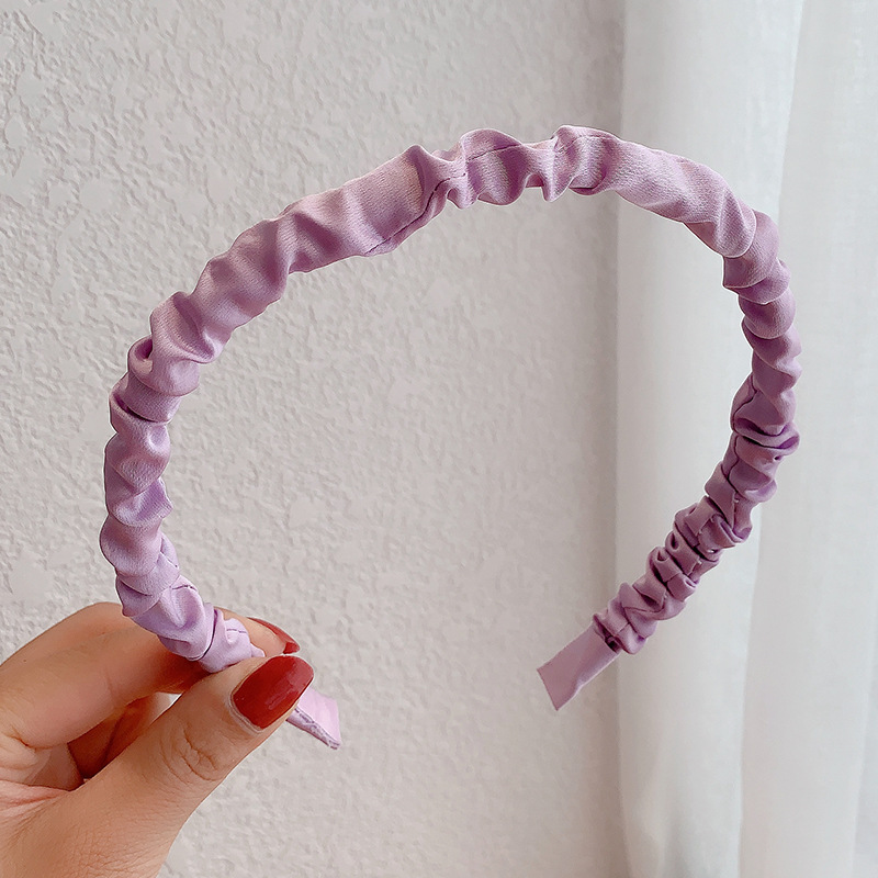 Băng Đô Cài Tóc Bằng Vải Chiffon Phong Cách Hàn Quốc Dễ Thương 2021