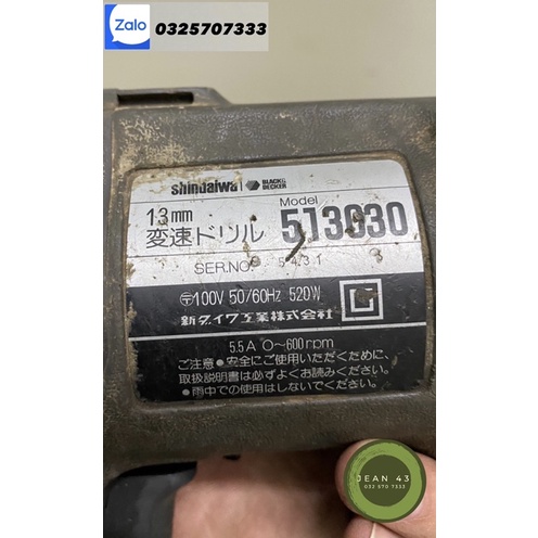 MÁY KHOAN BLACK & DECKER NỘI ĐỊA NHẬT 110V