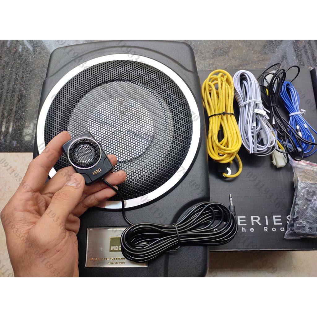 HCM-Loa sub,loa bass, loa gầm ghế ô tô MBQ 800e-hàng bảo hành 12 tháng.