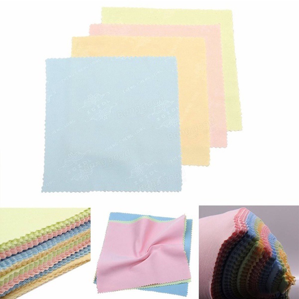 CACTU 10PCS New Len Eyeglasses Phone Screen Wipe Cleaning Cloth Household Camera Multi-color Tool Microfiber