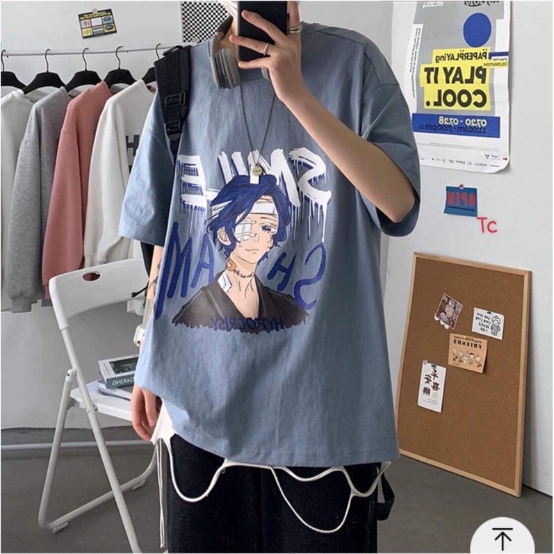 Áo thun tay lỡ cậu bé SHAM TC12