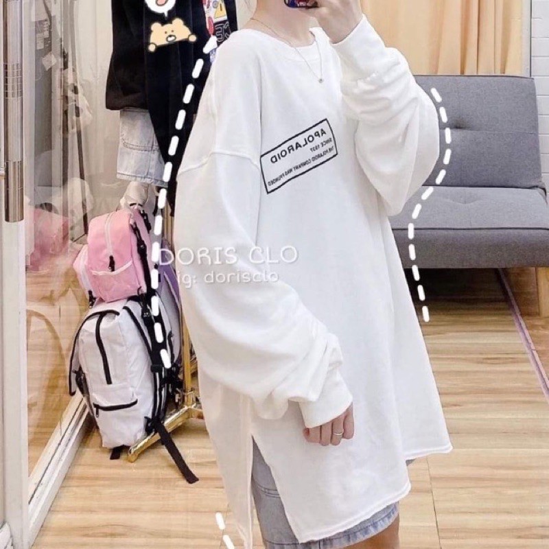 Áo nỉ chữ xẻ APOLA XA25