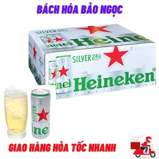Thùng Bia Heineken Bac ( Silver) Lon Cao