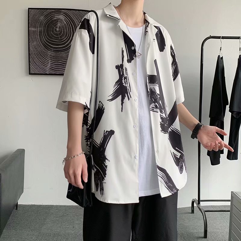 Áo Sơ Mi Nam Tay Ngắn Phong Cách Thời Trang Hàn Quốc | BigBuy360 - bigbuy360.vn