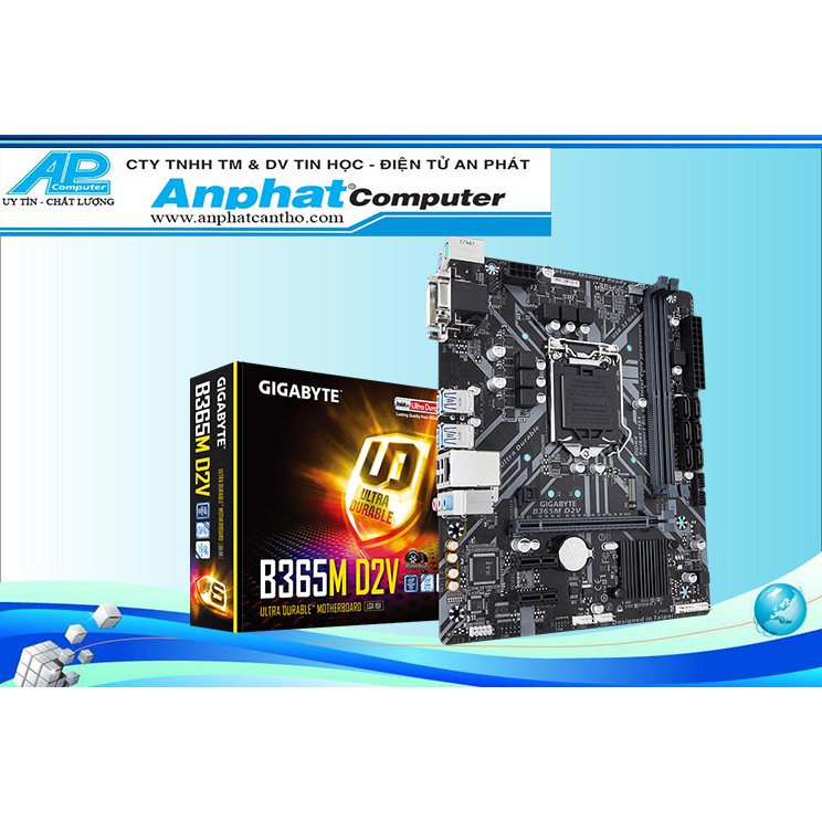 Bo mạch chủ Main Gigabyte B365M D2V - Hàng Công Ty - Bảo hành 36 tháng