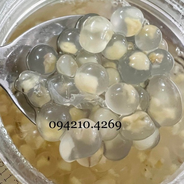 Thạch Thủy Tinh/Hạt nổ Củ Năng hộp 900g- MỚI LẠ THƠM NGON- Bách hóa Nguyên liệu