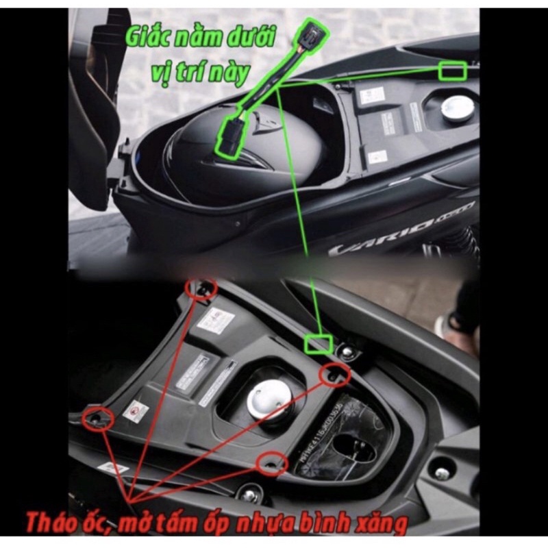 Mạch Stop F1 Gắn Vario 2018/2021 Gắn Như Zin 8 Chế Độ Sáng