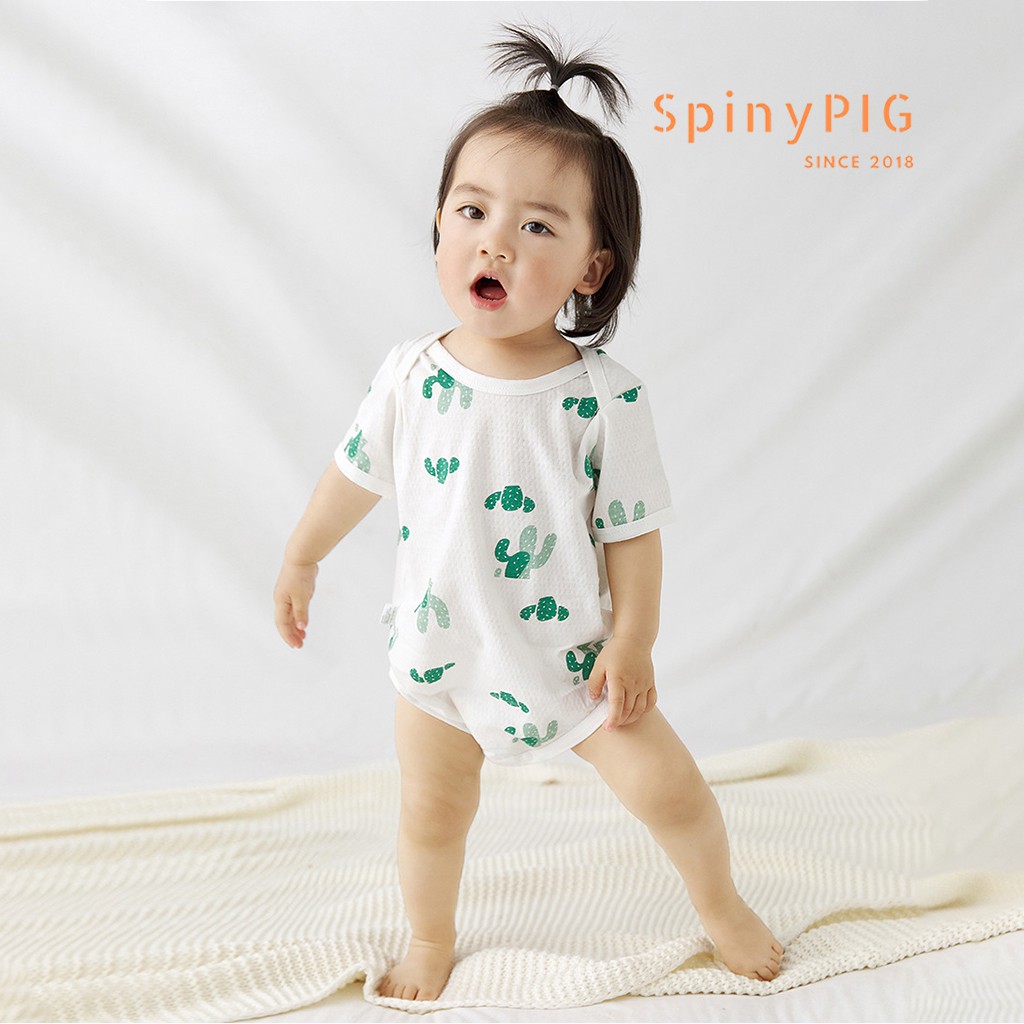 Bộ body cho bé sơ sinh 0-2 tuổi 100% cotton lỗ khí thoáng mát cho mùa hè