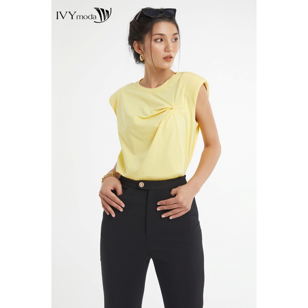 Áo thun nữ độn vai IVY moda MS 57B9409