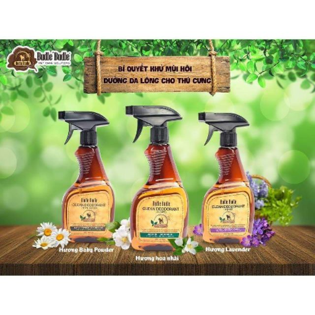 Xịt khư mùi dưỡng lông thú cưng