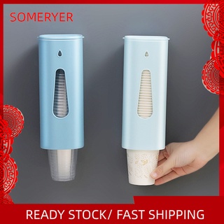 Hộp đựng cốc giấy dùng một lần bằng nhựa sức chứa lớn không cần khoan
