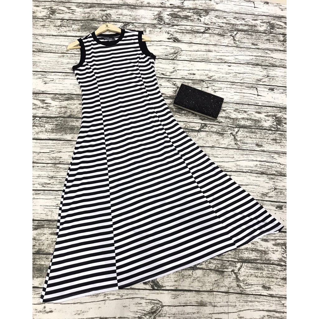 Đầm Maxi Thun Sọc Viền Bo, GIÁ SỈ RẺ NHẤT | BigBuy360 - bigbuy360.vn