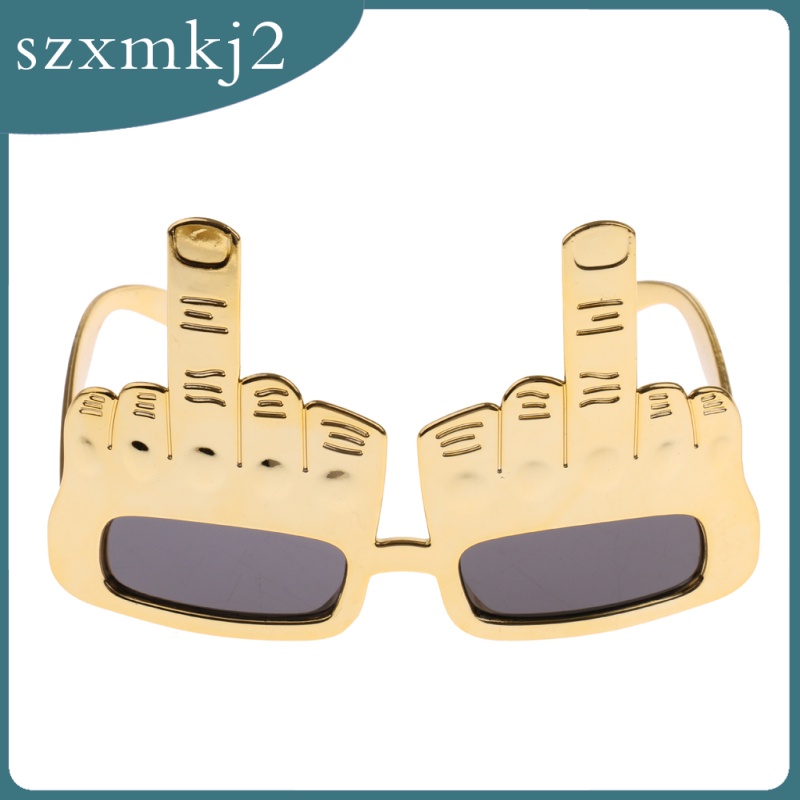 [szxmkj2] Kính Mát Hình Ngón Giữa Dễ Thương Cho Tiệc Hóa Trang