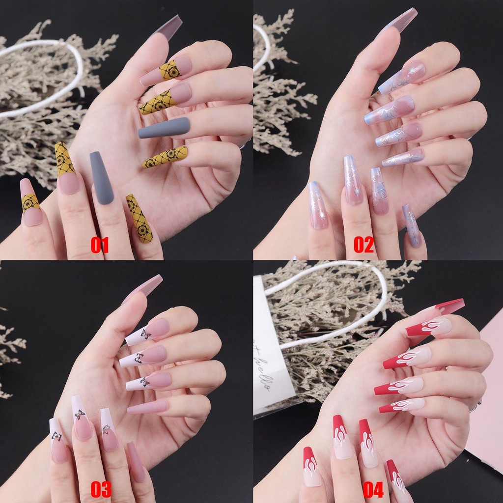 ESPO Set 24 Móng Tay Giả Có Thể Tháo Rời