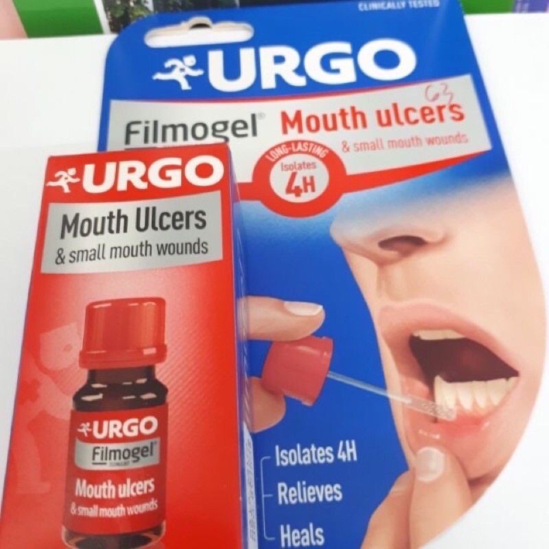 Gel bôi nhiệt,loét miệng Urgo Mouth- hiệu quả ngay cả lúc ăn