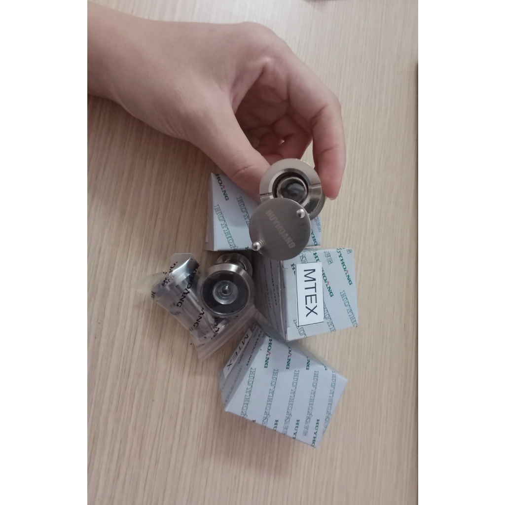 Mắt thần Huy Hoàng gắn cửa góc nhìn 200 độ Ống nhòm cửa- mắt mèo
