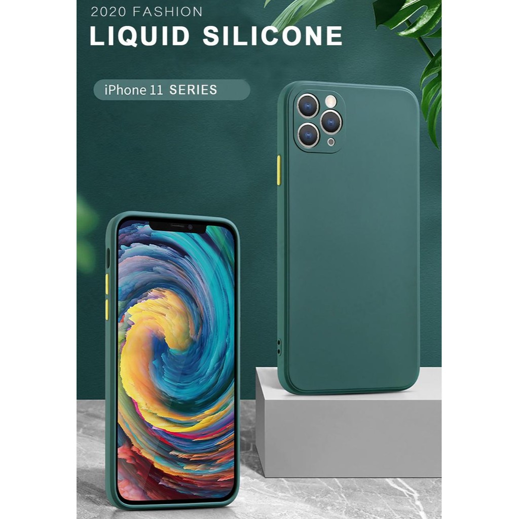 Ốp lưng silicone chống sốc phù hợp cho Iphone 12 11 Pro Max Xr Xs Max Se 2020x8 7 6 6s Plus