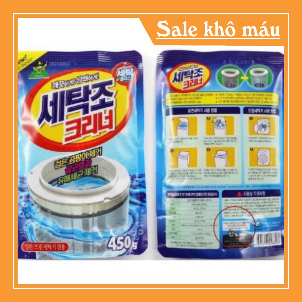BỘT TẨY LỒNG VỆ SINH MÁY GIẶT HÀN QUỐC SANDOKKAEBI