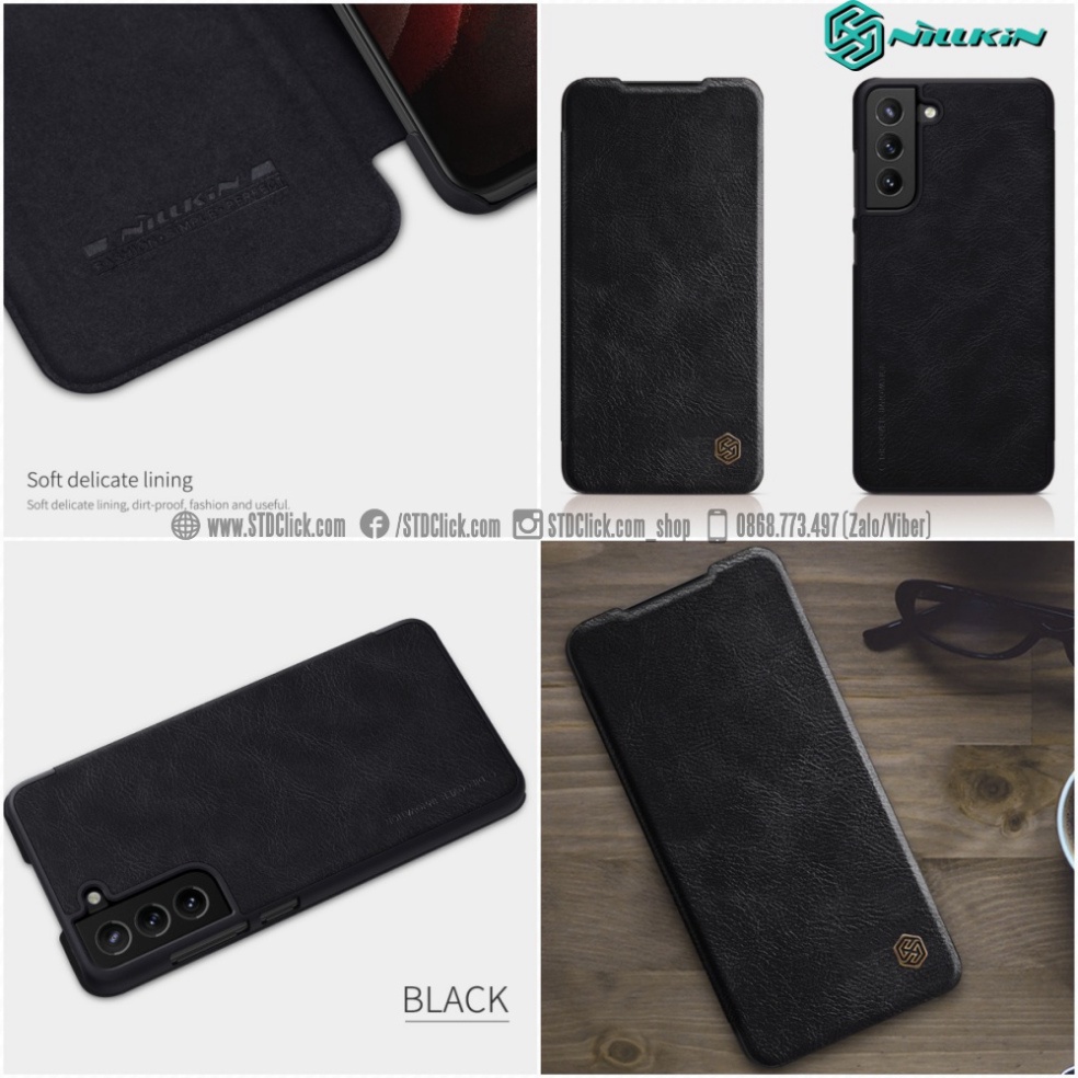 BAO DA SAMSUNG GALAXY S21 FE 5G NILLKIN QIN CHÍNH HÃNG - HÀNG CHUẨN