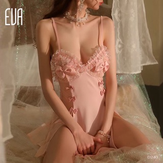 Váy lụa ngủ D240 freesize chất lụa satin cao cấp