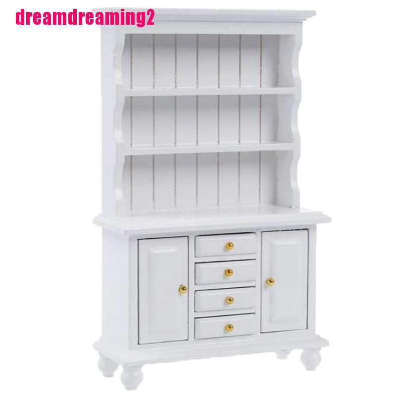 Tủ Gỗ Tỉ Lệ 1 / 12 Trang Trí Nhà Búp Bê