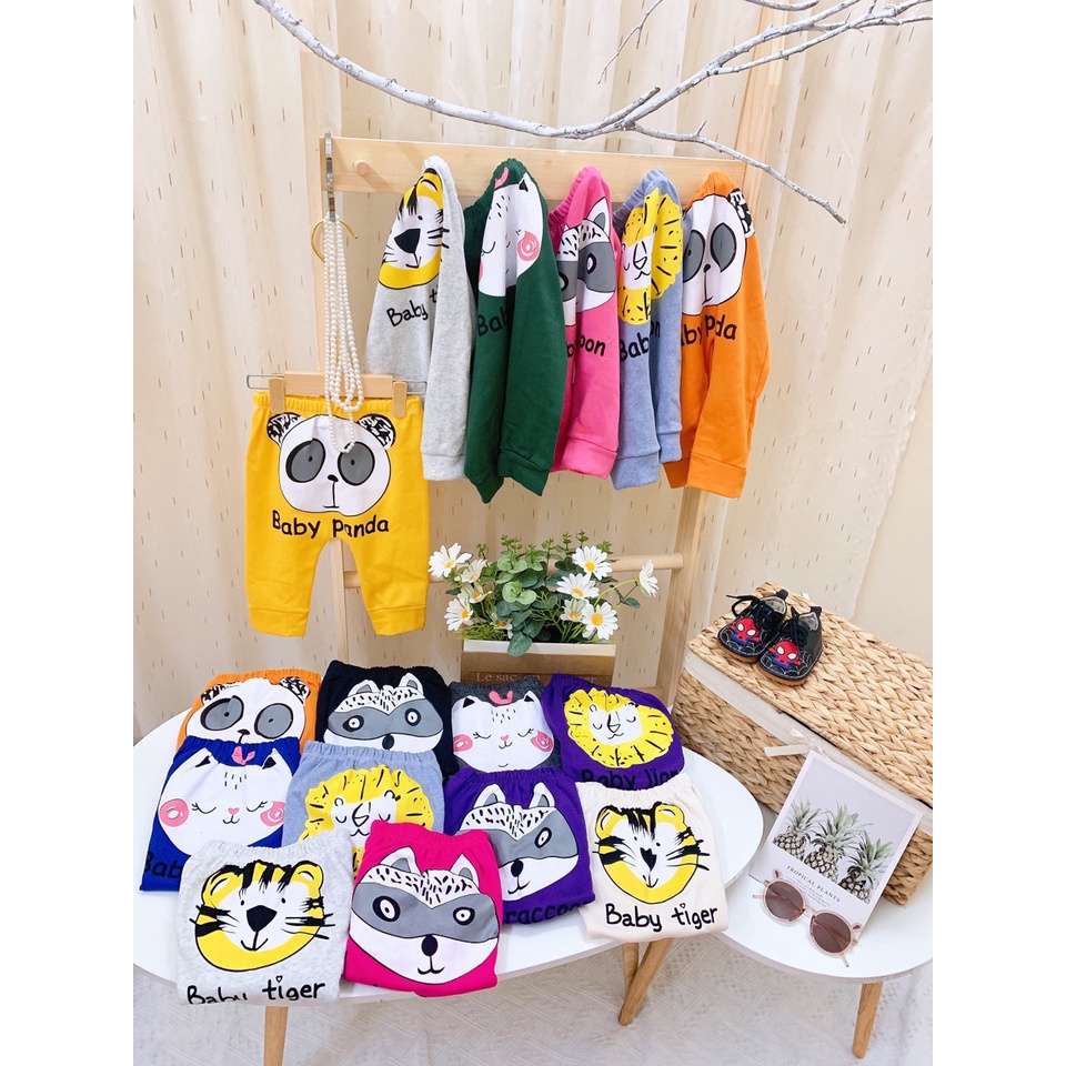 Quần len in mông thú ngộ nghĩnh cho bé trai và bé gái K080