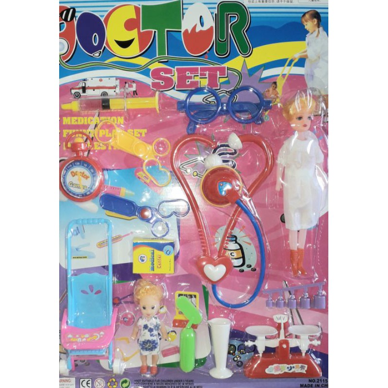 Sét Bộ đồ chơi Bé tập làm Bác Sĩ loại lớn bằng nhựa