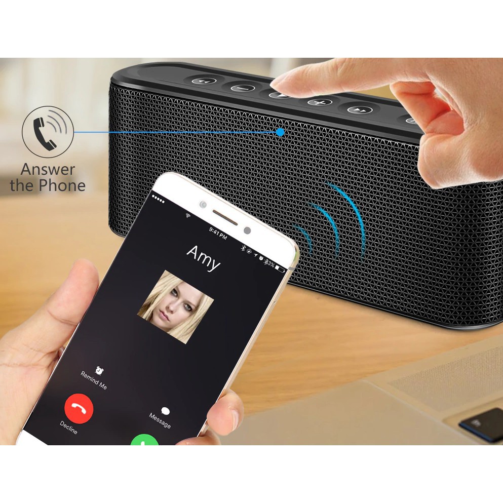 Loa nghe nhạc Bluetooth Bass âm Thanh Sống Động chuẩn HIFI PKGR160 cảm ứng- Giá Siêu Rẻ - Siêu Chất