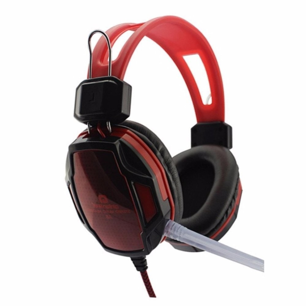 Tai nghe chụp tai chơi game Qinlian A6 (Đen phối đỏ) | BigBuy360 - bigbuy360.vn
