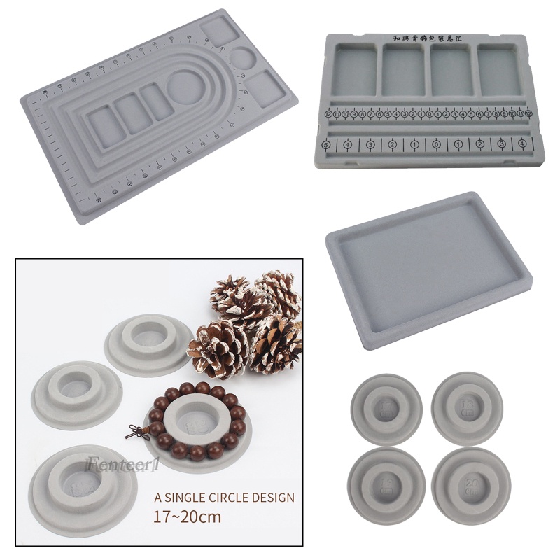 (Hàng Mới Về) Khay Đựng Trang Sức Thiết Kế Kiểu Vòng Cổ Flocked 01