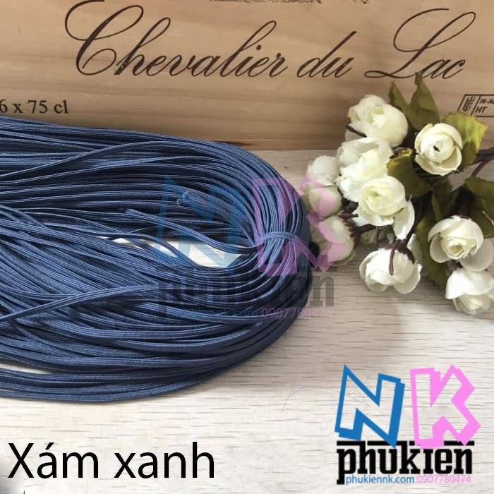 Chun thẳng làm cột tóc handmade kích thước 3mm cuộn 5m