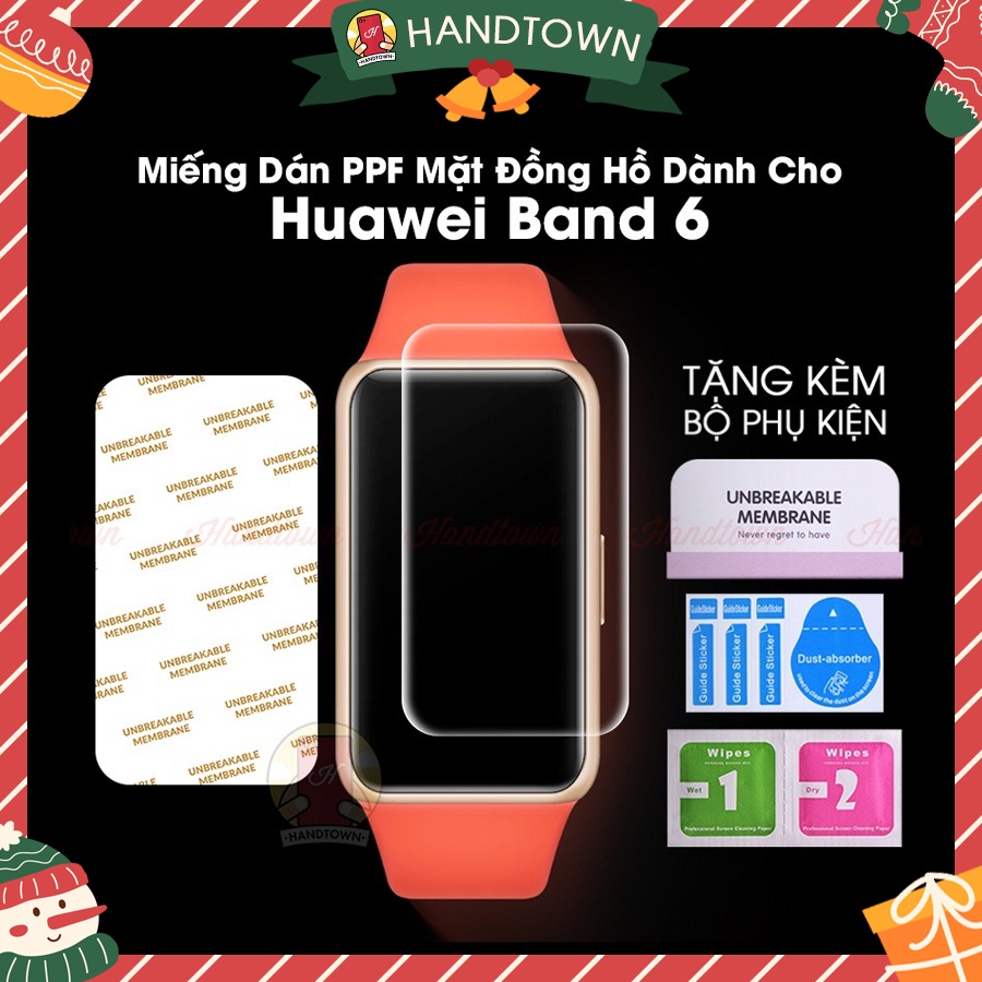Combo 2 Miếng Dán Màn Hình PPF Huawei / Honor Band 6 Kính Cường Lực Dẻo Trong Suốt Đồng hồ thông minh Chống Trầy Xước