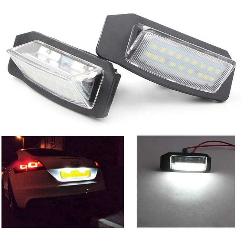 Set 2 Đèn LED Chiếu Biển Số Xe Cho Mitsubishi Outlander 2 3 Lancer Eclipse 3 4 Cross Galant Xpander I-MiEV