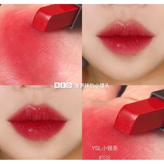 Son YSL Slim 108 Rouge Devetu Màu Đỏ Hồng Đẹp Nhất Dòng The Slim Sheer Matte bản Tester