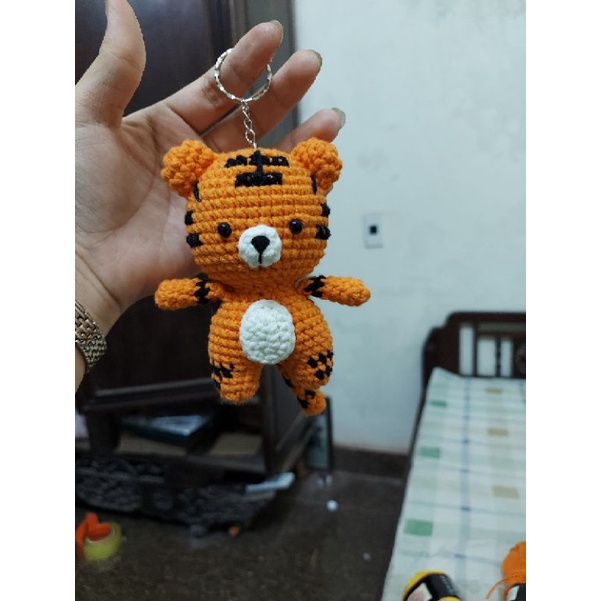 móc khóa handmade bằng len