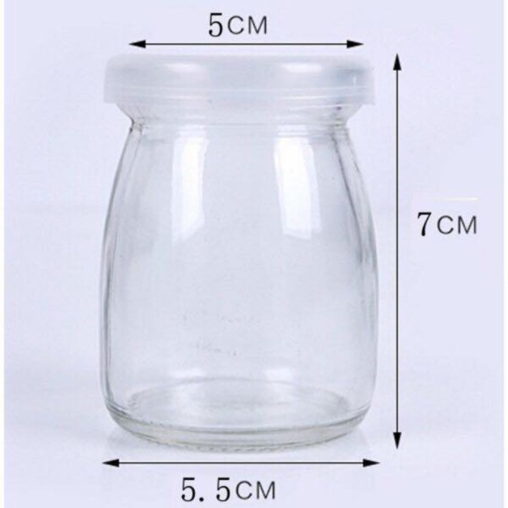 Hũ sữa chua thủy tinh 100ML 1 hộp 12c có nắp nhựa kín nhỏ gọn tiện lợi khi sử dụng [ RẺ VÔ ĐỊCH ]