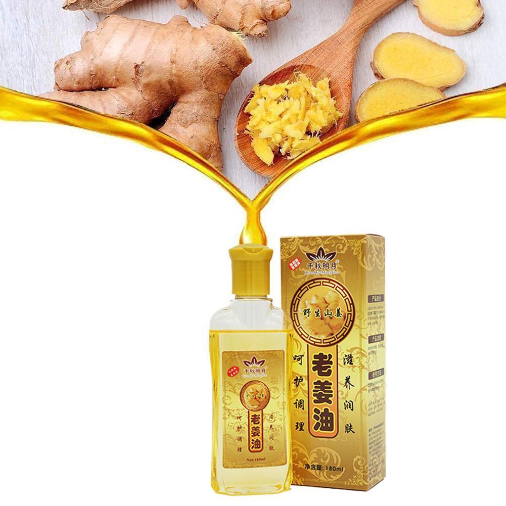 Dầu massage gừng, dầu ngải 180ml giảm béo, đả thông kinh lạc, cạo gió giác hơi