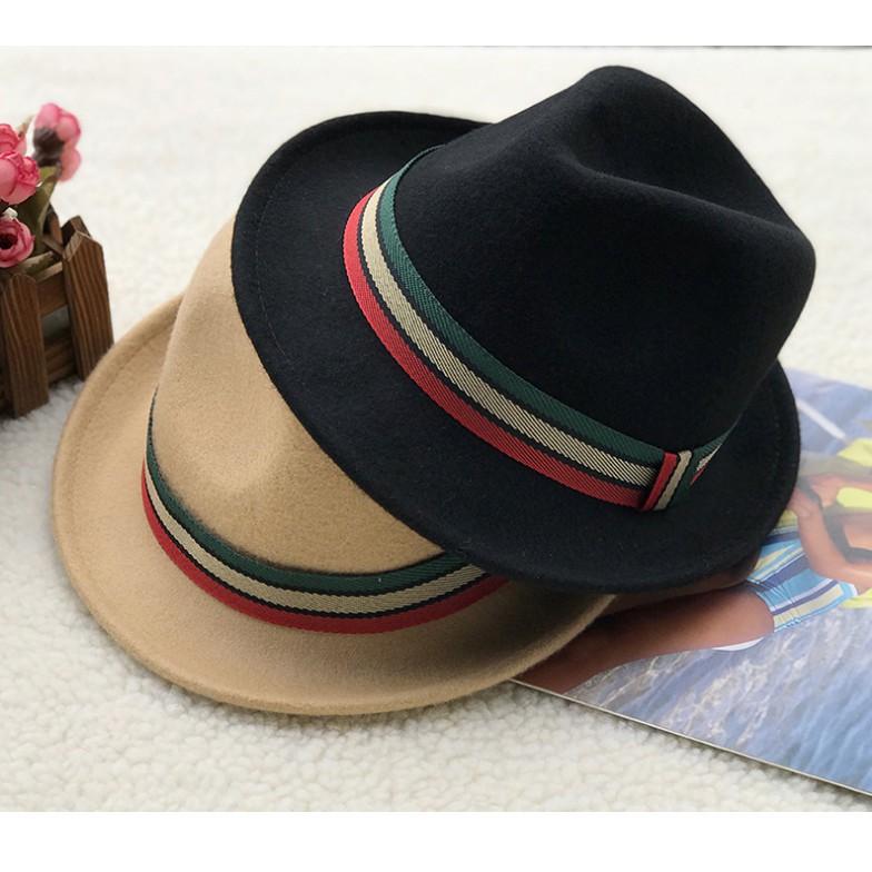Mũ Phớt Fedora Nam Nữ Cao Cấp Hàng Hiệu Mugout FN13 - Nón Phớt Thời Trang Chất Nỉ | Mũ Chất HCM