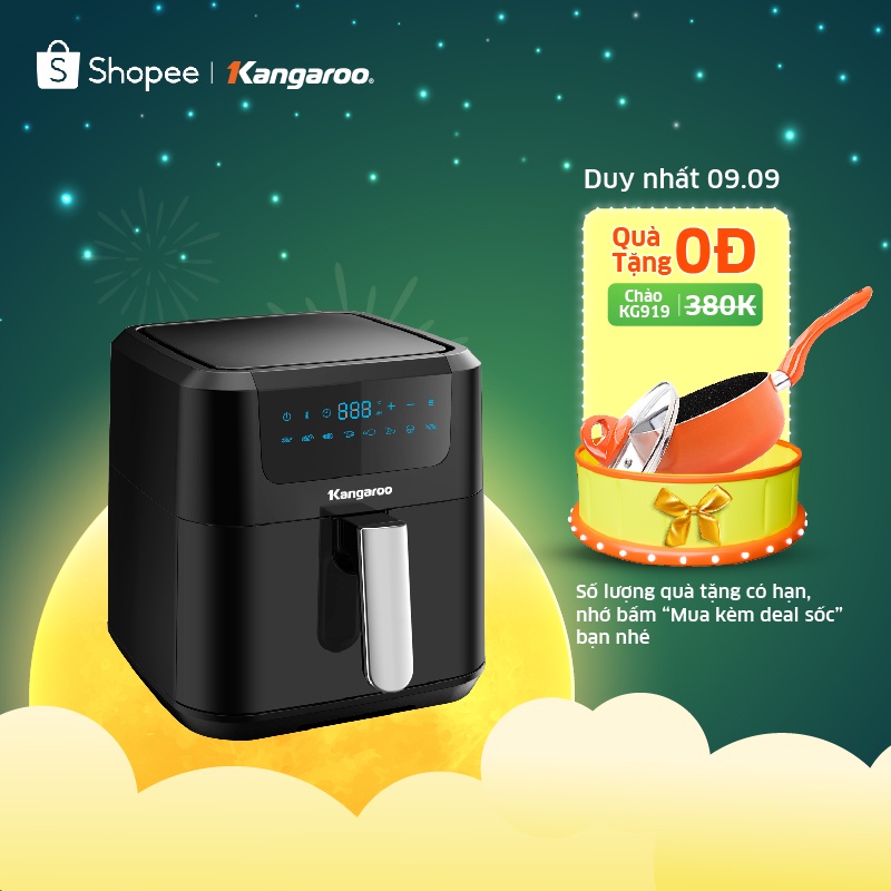 Nồi chiên không dầu điện tử 5L Kangaroo KG5AF1A