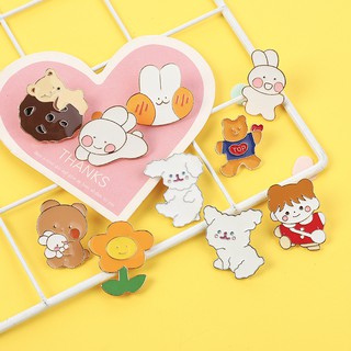 Ghim Cài Áo Hình Hoạt Hình Bằng Hợp Kim Chống Mất Trộm