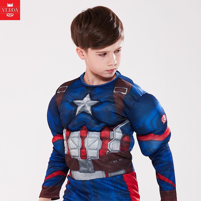 Quần áo siêu nhân bộ đồ bé hoá anh hùng người nhện dơi sắt spiderman captain ironman spider man super man batman trẻ em